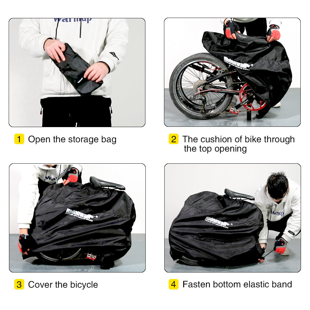 RHINOWALK RF162 Bicycle Folding Carry Bag Pouch for 14-16 inch Bike Transport Bag RHINOWALK RF162 Bicycle Folding Carry Bag Pouch for 14-16 inch Bike Transport Bag